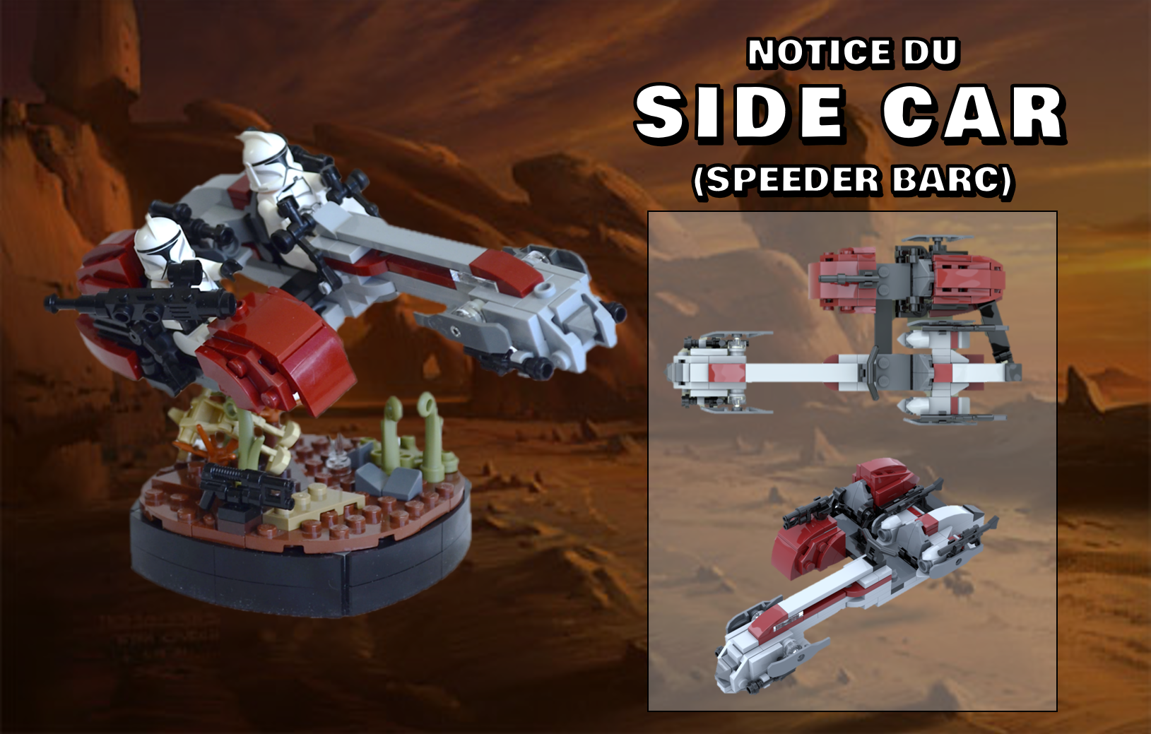 Side car for speeder BARC Clone