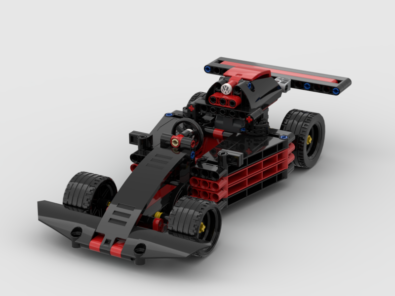 F1 Technic Pullback Engine