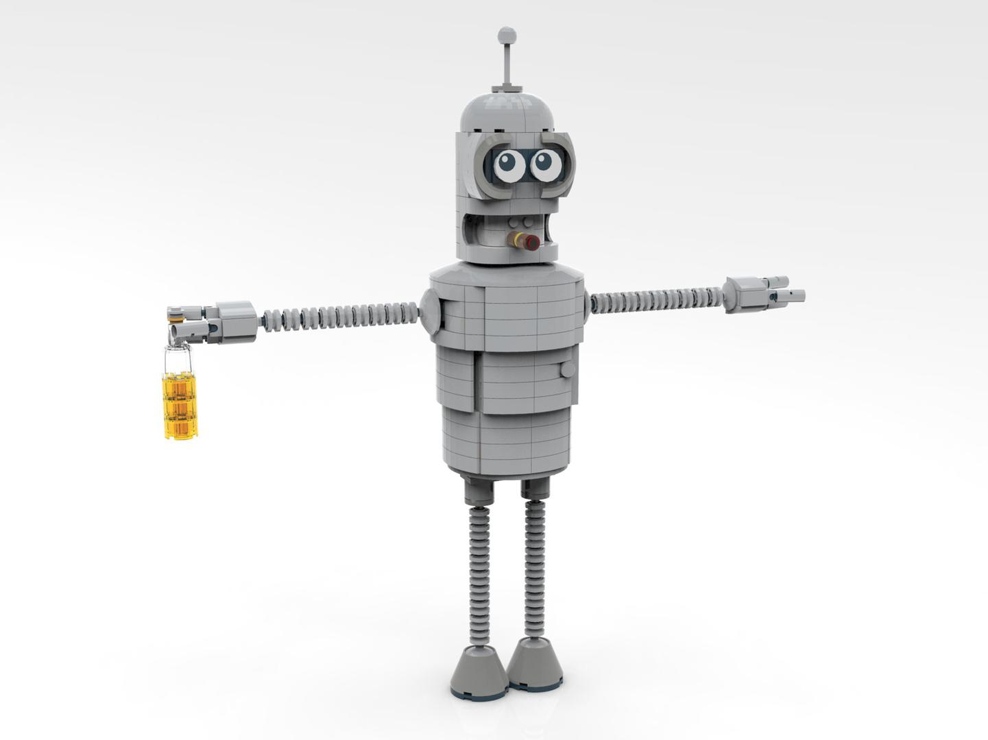 Beder R0bot BENDER - Futurama Robot (MOC-5714) - LEGO MOC | MOC Tracker
