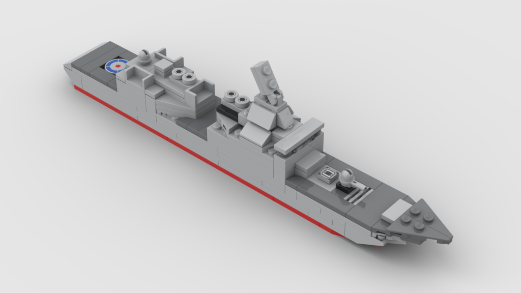 MINI MOC Destroyer Arleigh Burke Class