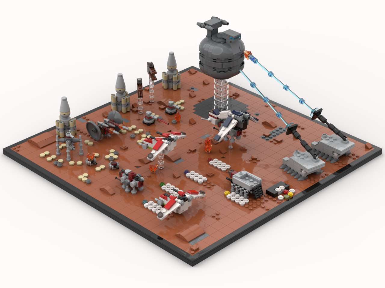 Micro Star Wars Battle of Geonosis #2
