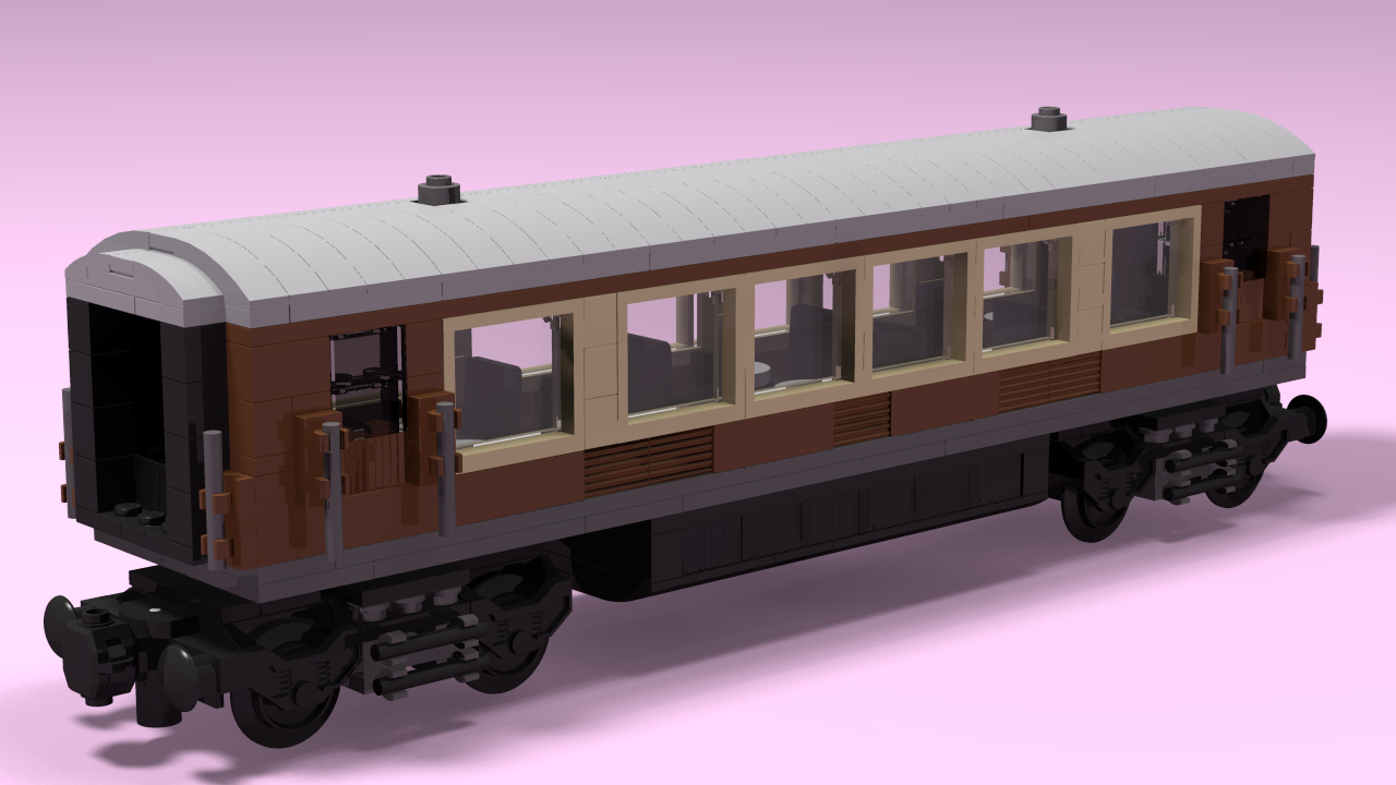 57438 Passenger Car for Crocodile 10277 (MOC-57438) - LEGO MOC | MOC Tracker