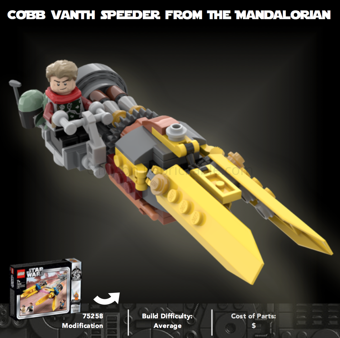 Cobb Vanth Speeder from The Mandalorian alternate build
