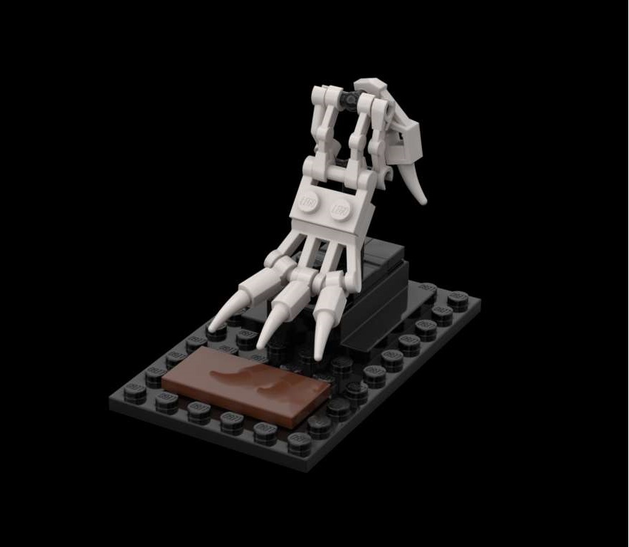 MOC - Carnivorous Dinosaur Foot Display