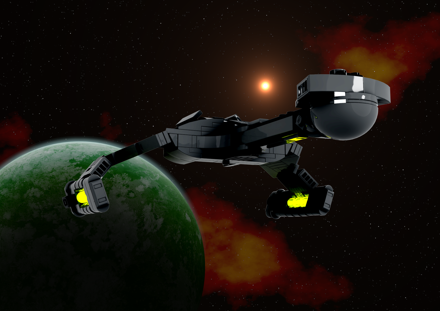 TOS D7 battle cruiser