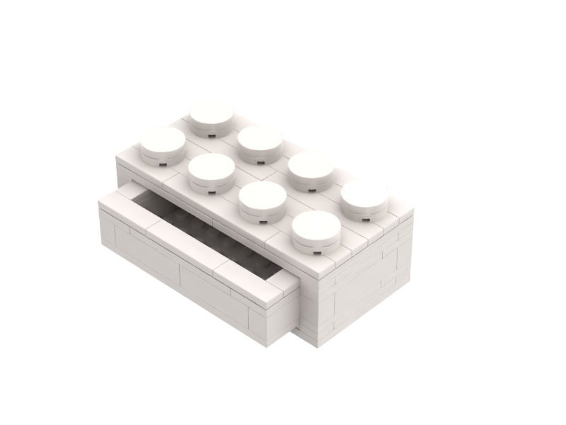 2 x 4 Brick with slider