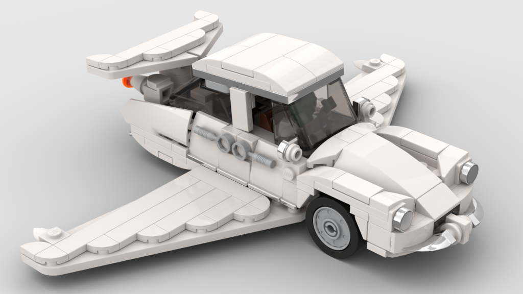 MOC The Citroen DS Flying Car (Fantomas) Version FUN