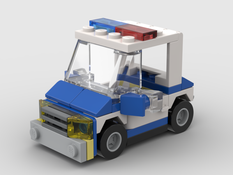 30366 Polybag Police Car Revisited - 2