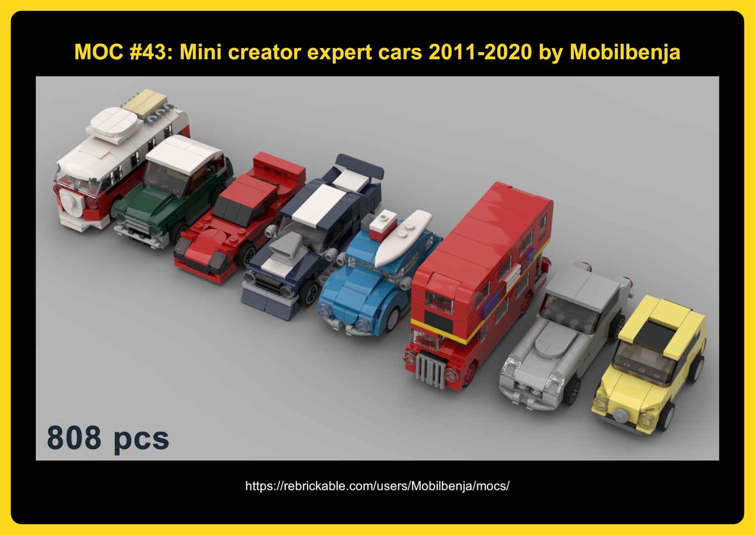 Mini Creator Expert cars 2011-2020