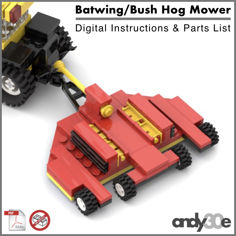 Batwing Mower / Bush Hog - Town / City Style