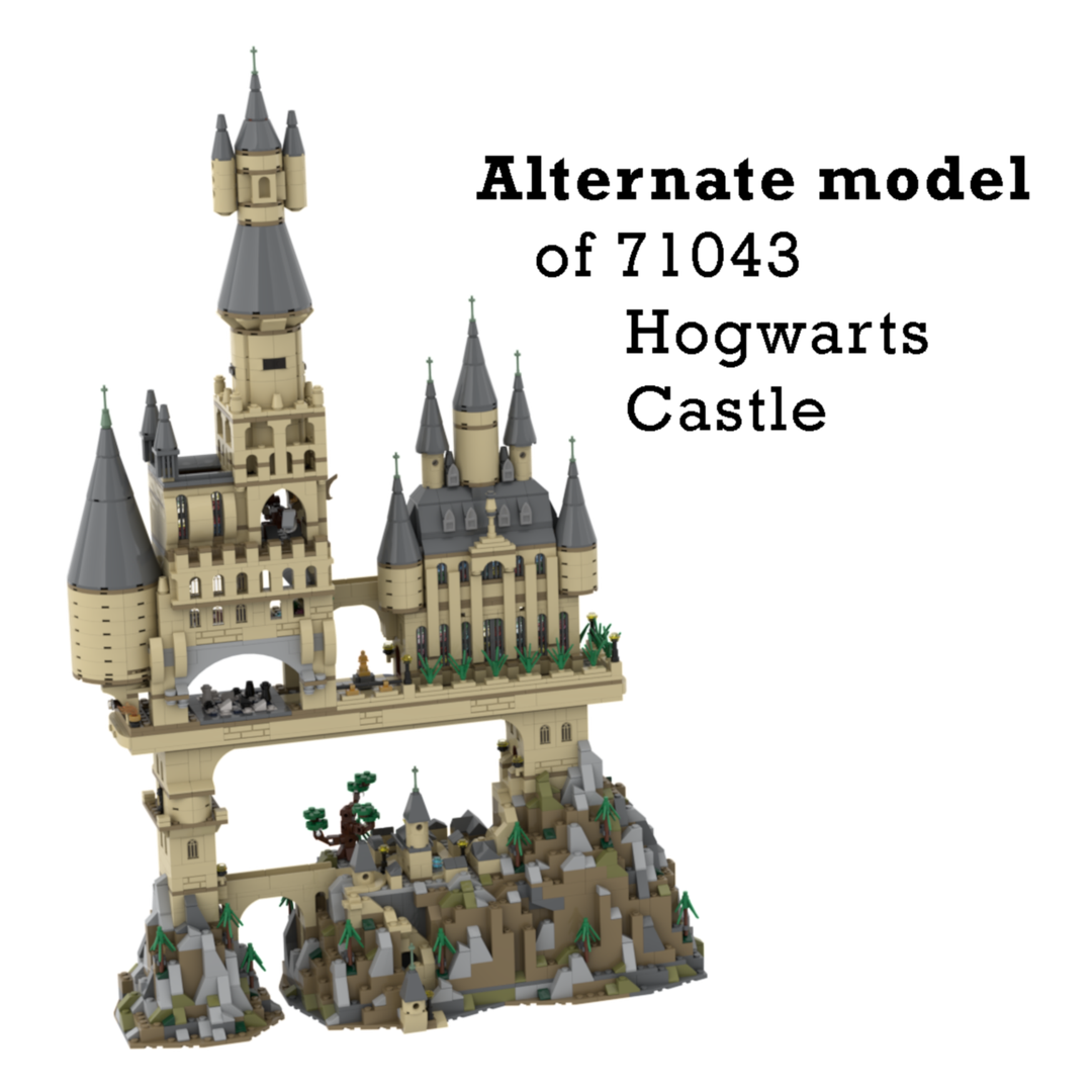 Lemmy's Castle - Alternate model of 71043 - Hogwart's Castle
