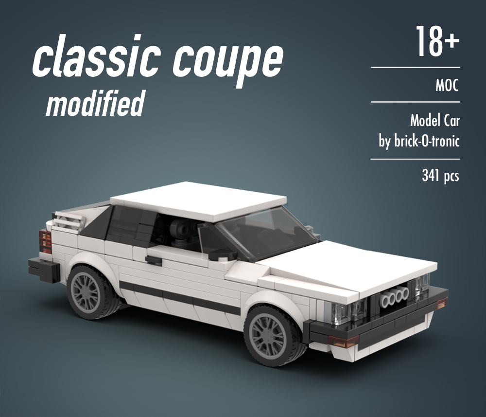 Classic coupe inspired by Audi Coupe GT (modified)