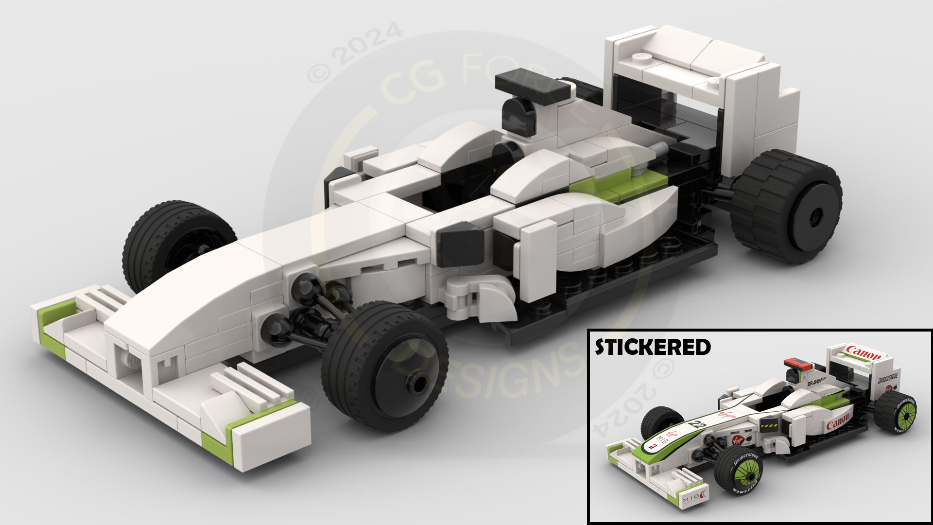 F1 Brawn BGP001 (MOC-59439) - LEGO MOC | MOC Tracker