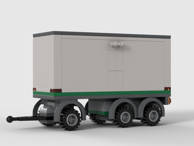 Trailer with 3 Axles for Set 60020