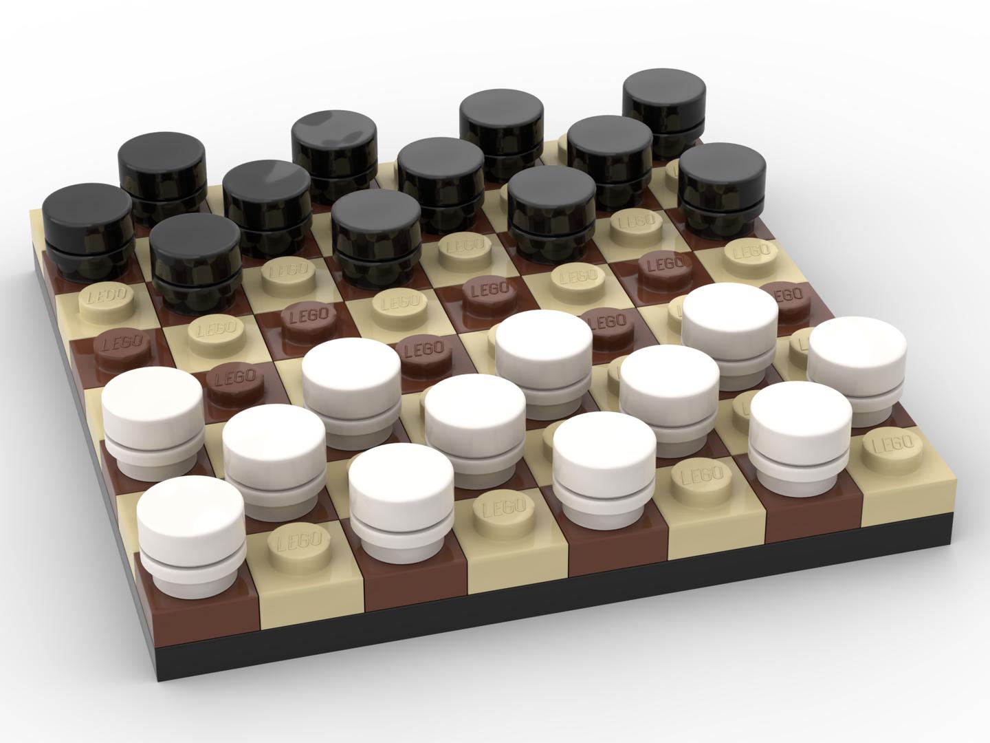 Nano-Scale Draughts/Checkers Game