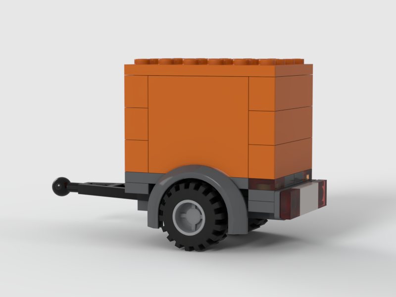 Small trailer for vehicles (4 wide)