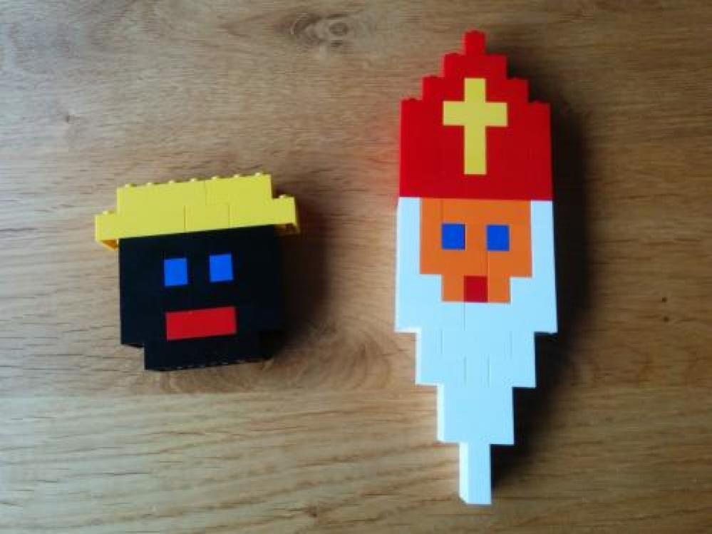 Sinterklaas en zwarte piet