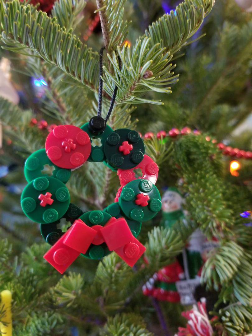 christmas  weath ornament