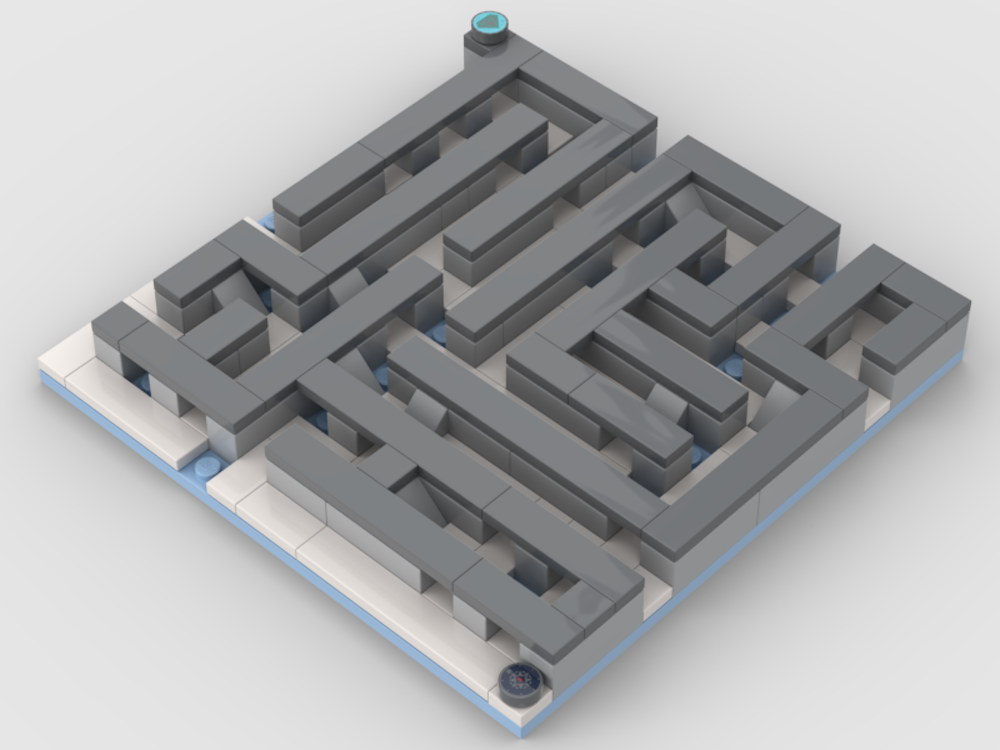 2 Level Maze, 16x16.