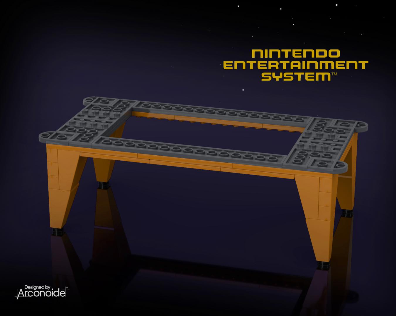 Connected TV Stand for 71374 - Nintendo Entertainment System