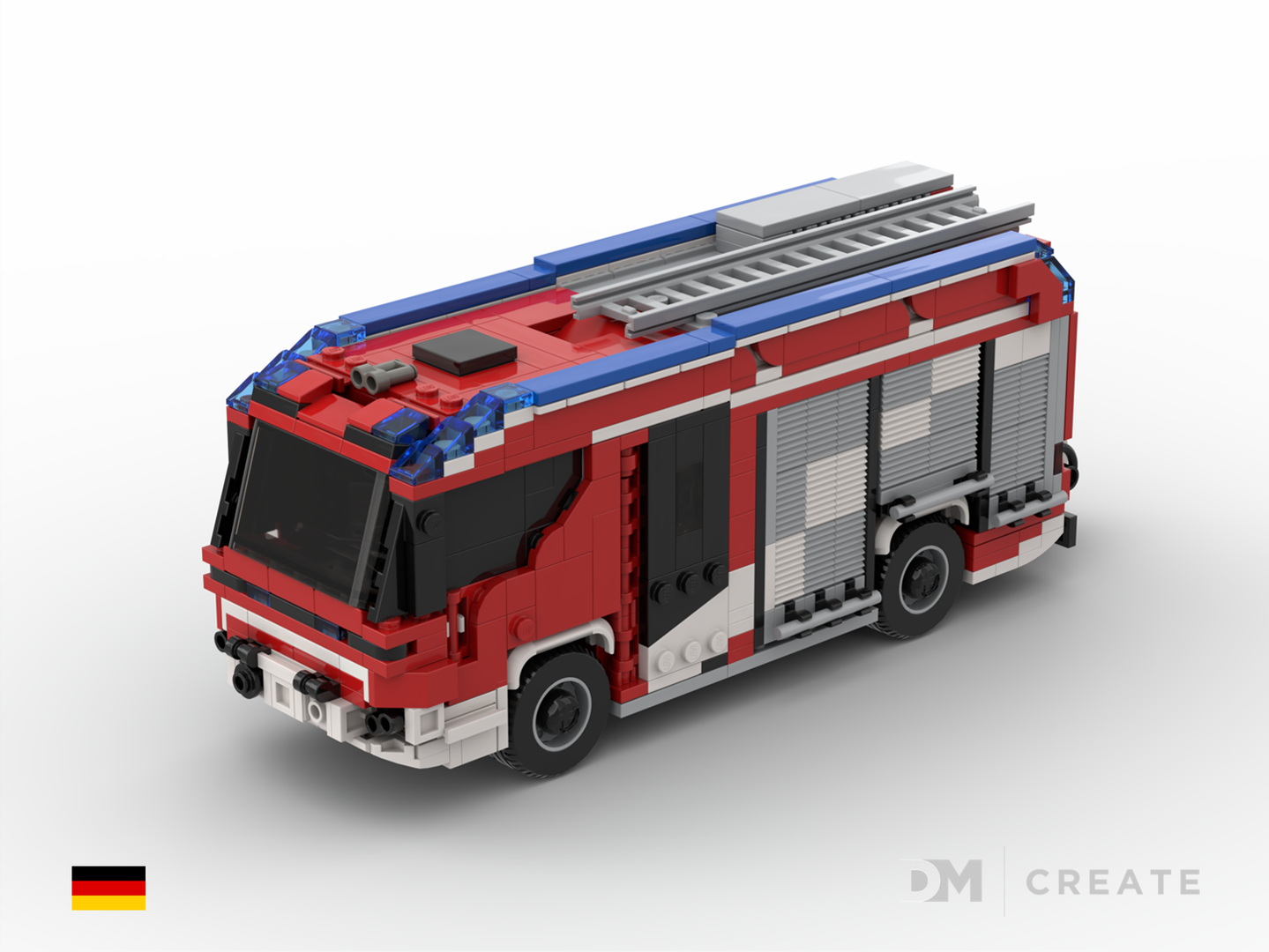Rosenbauer RT Hybrid fire truck engine - Berlin color markings -