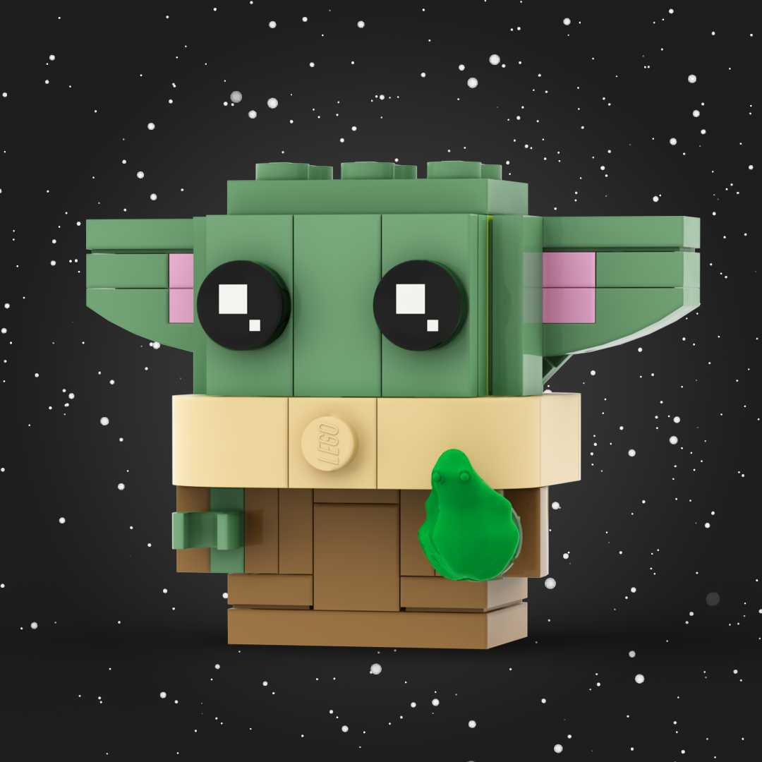 Grogu / The Child / Baby Yoda BrickHeadz