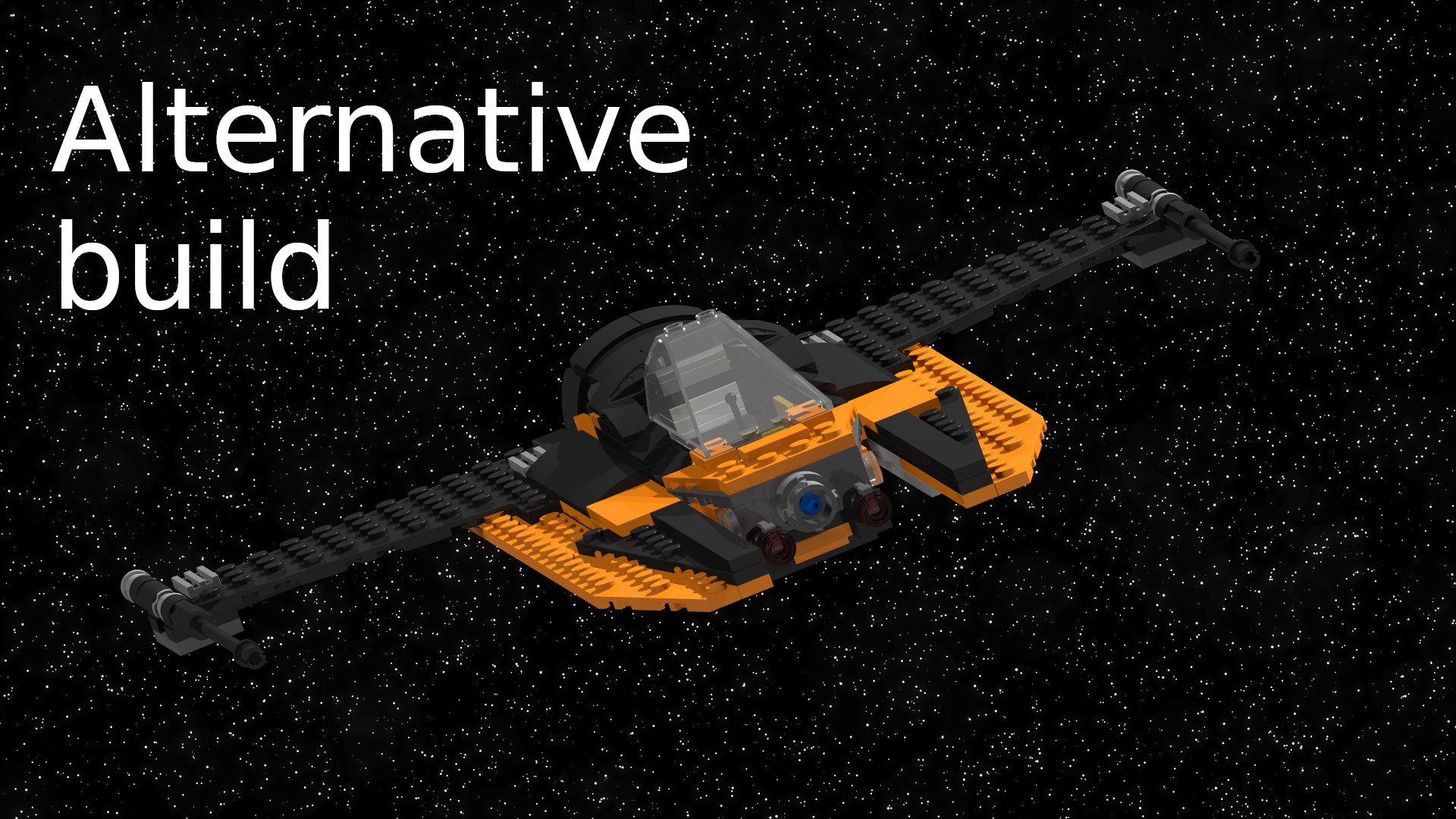poe's X-w1ng fighter alternate build : the T-wing alternate build