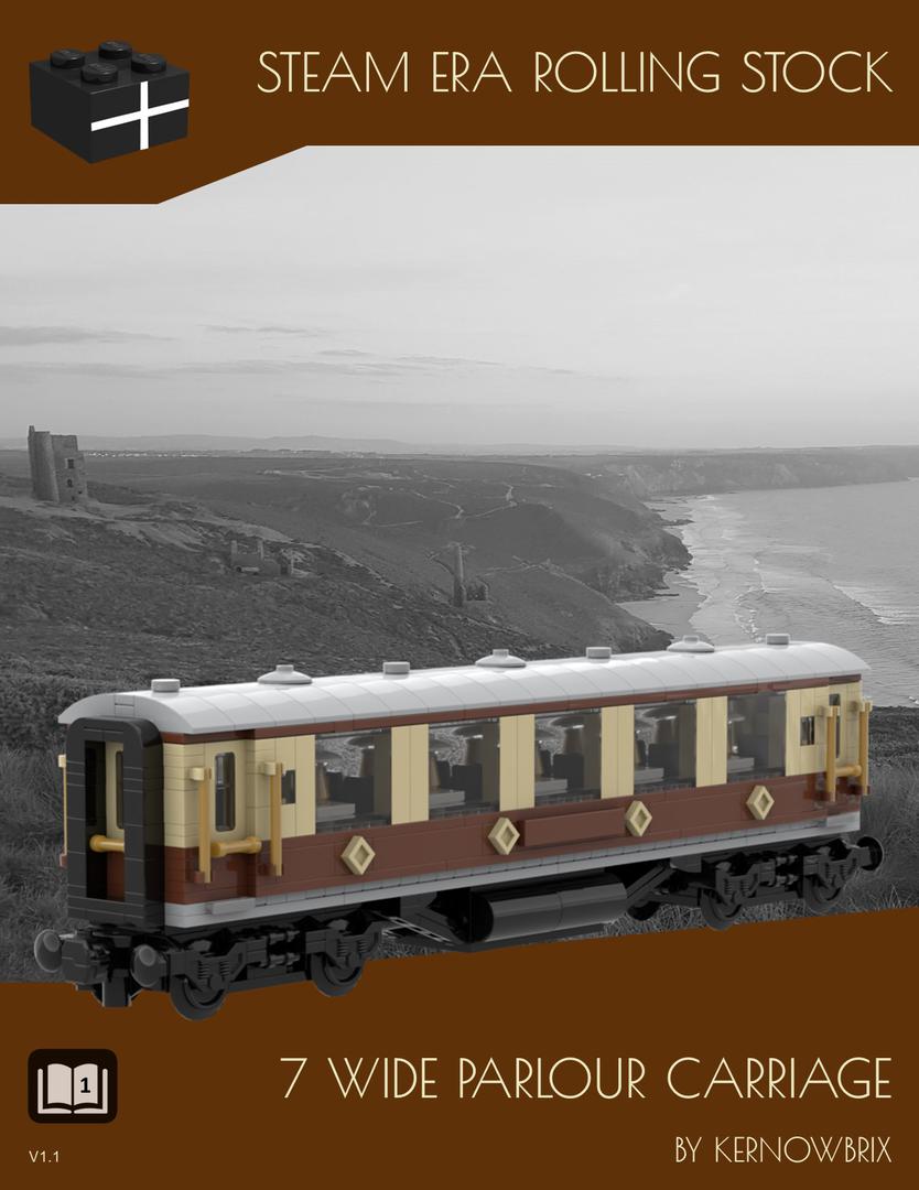 Steam Era Rolling Stock 7 Wide Parlour Carriage