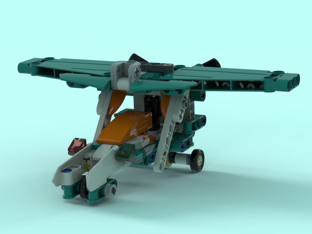 Powered hang glider - 42117 C model (MOC-62319) - LEGO MOC | MOC Tracker
