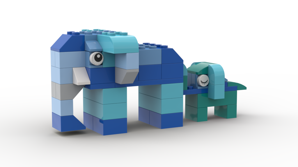 11011 Elephants (MOC-62566) - LEGO MOC | MOC Tracker