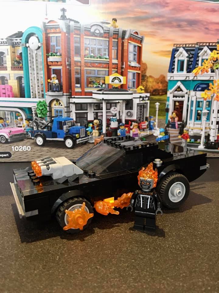 76173 Spider-Man and Ghost Rider vs. Carnage 8 studs wide moc