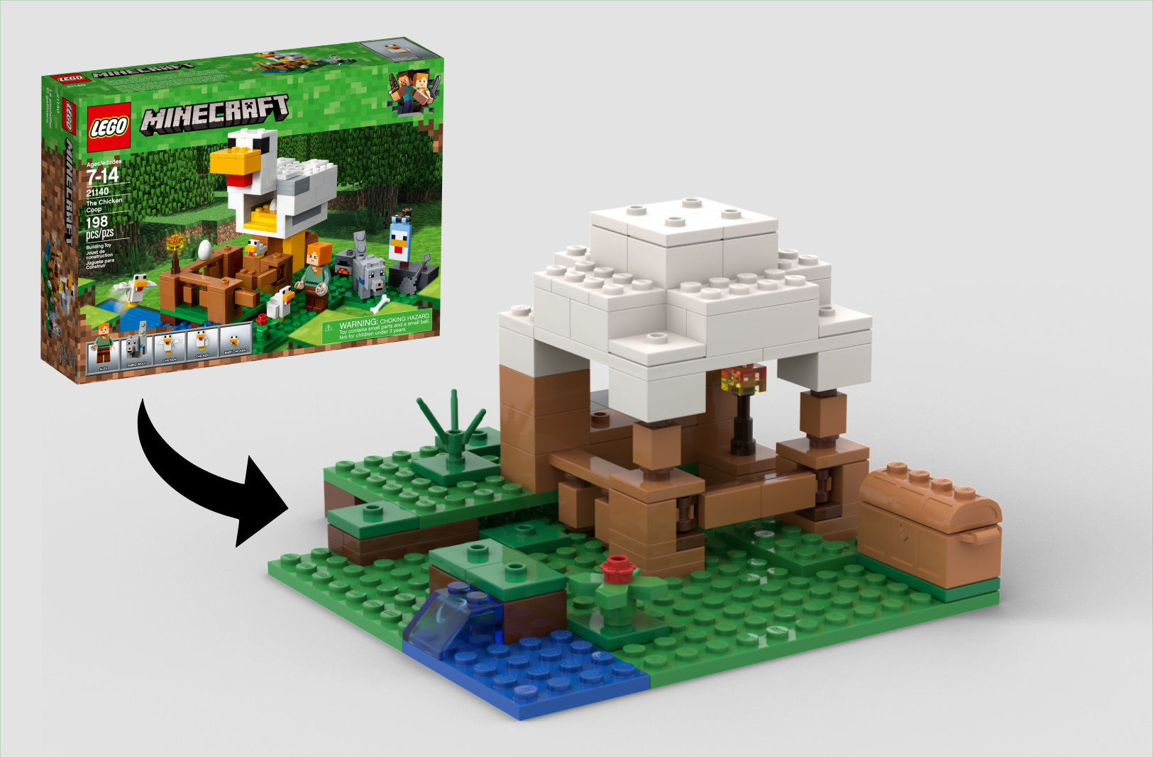 Minecraft Shack alternate build