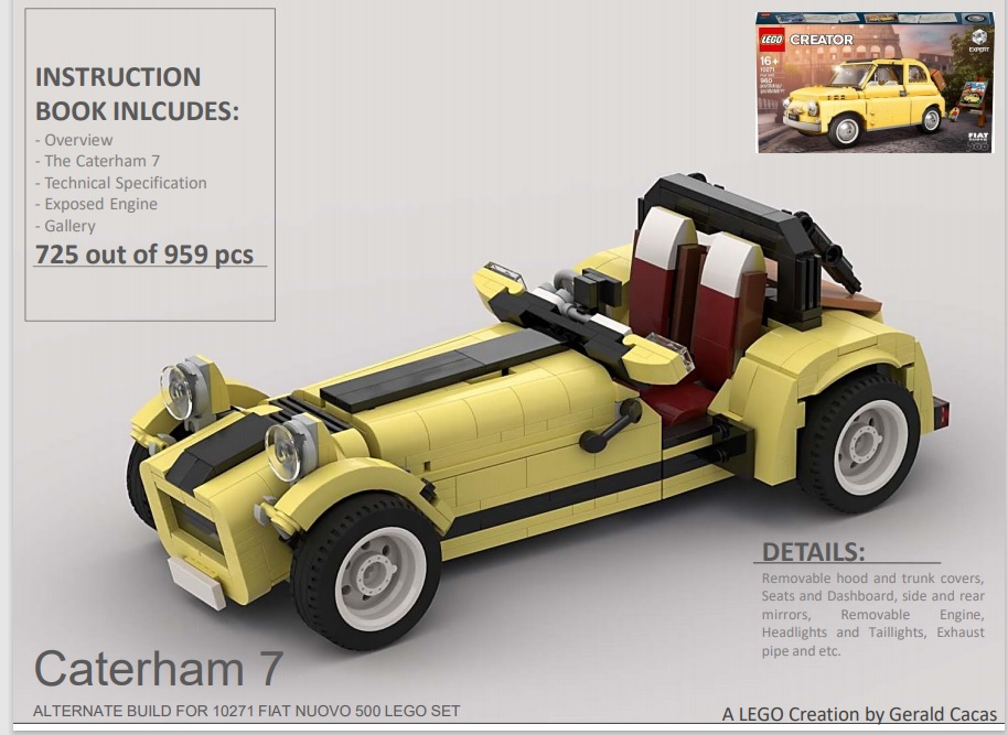CATERHAM 7 a Fiat Nuovo 500 10271 Alternate Build
