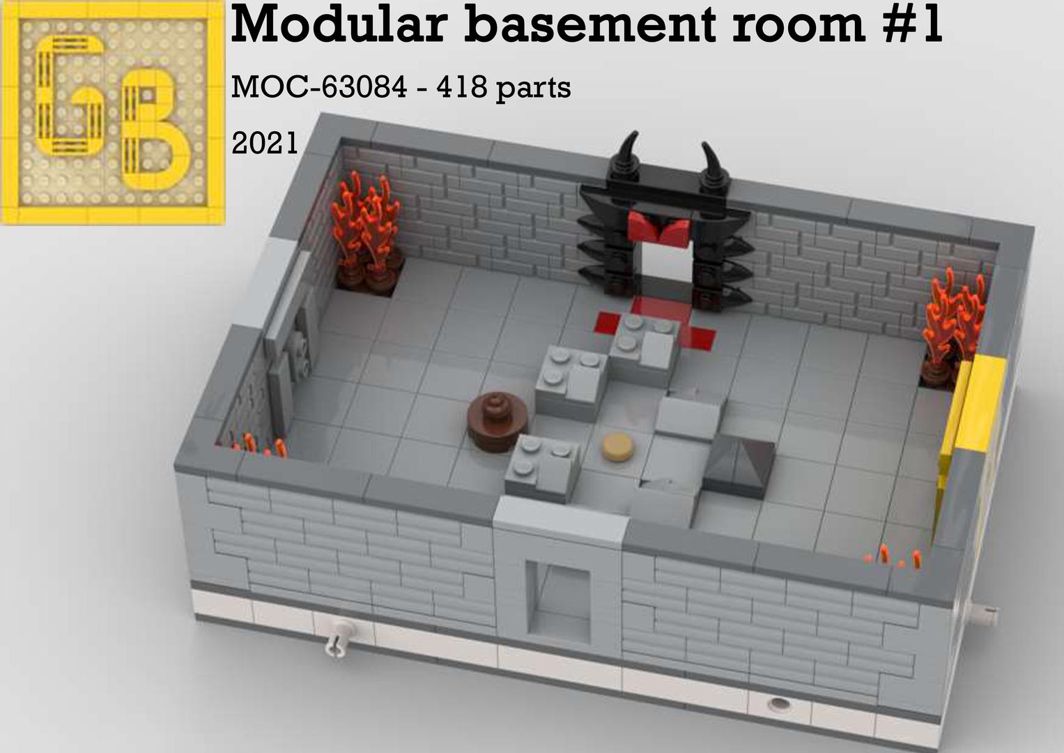 Modular Basement room #1 from Binding of Isaac