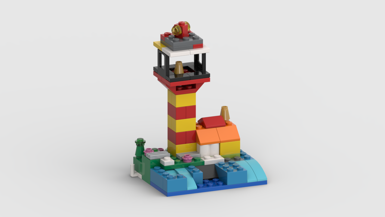 Seashore with lighthouse (Alt build for 11001)