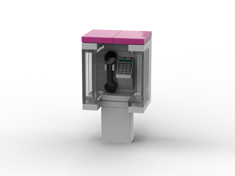 Modern German phone booth