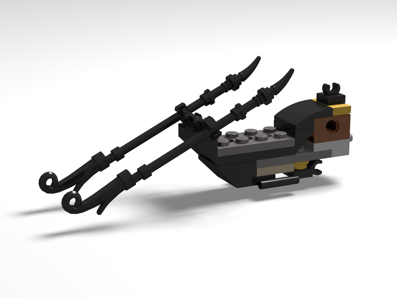 Mando's Speeder Bike (Alternate Build of Grindelwald's Escape 75951) alternate build