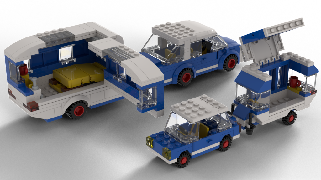 Car &amp; camper - Remake of Classic set 6694