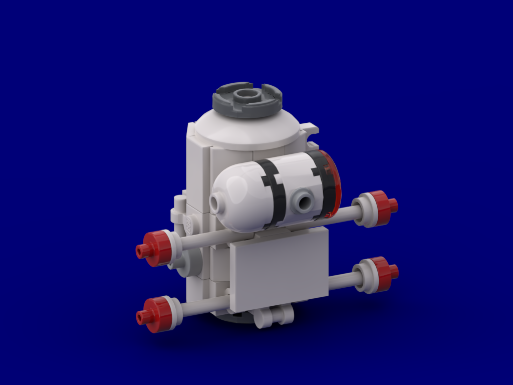 Rassvet MRM-1 ISS 1:110 Saturn V Scale