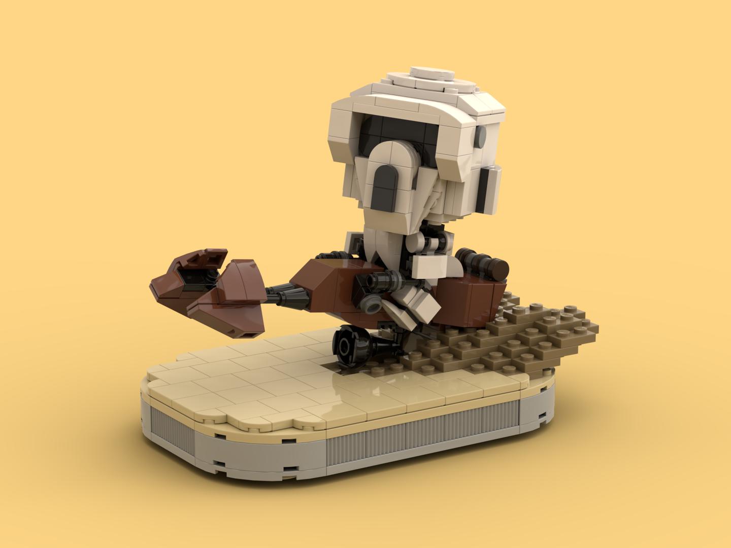 Scout Trooper Speeder Bike Set