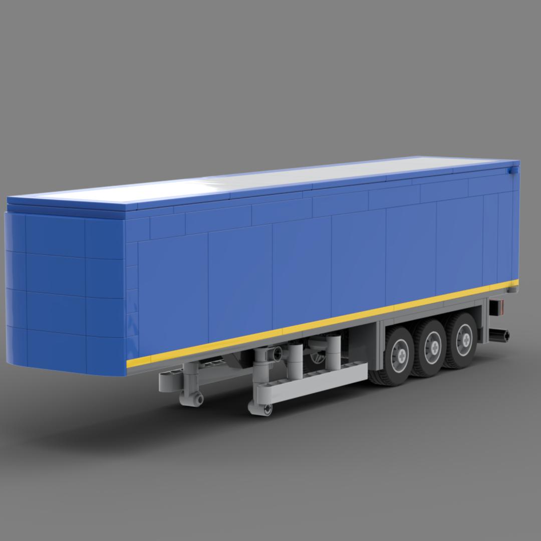 Custom european style semi-trailer