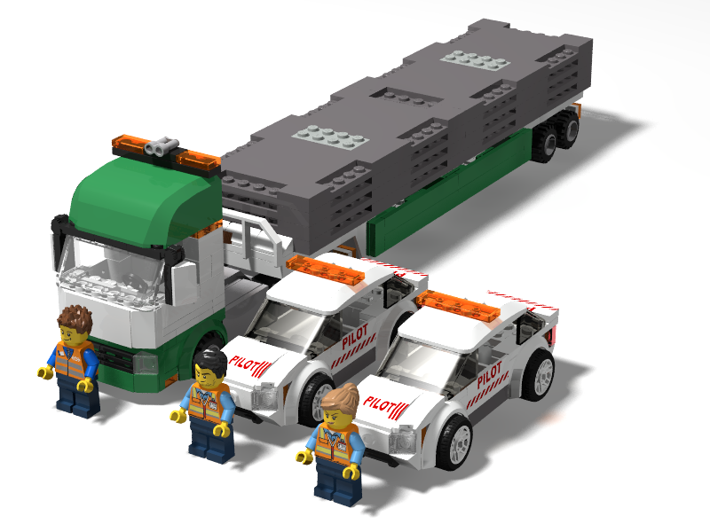 Heavy load cargo truck