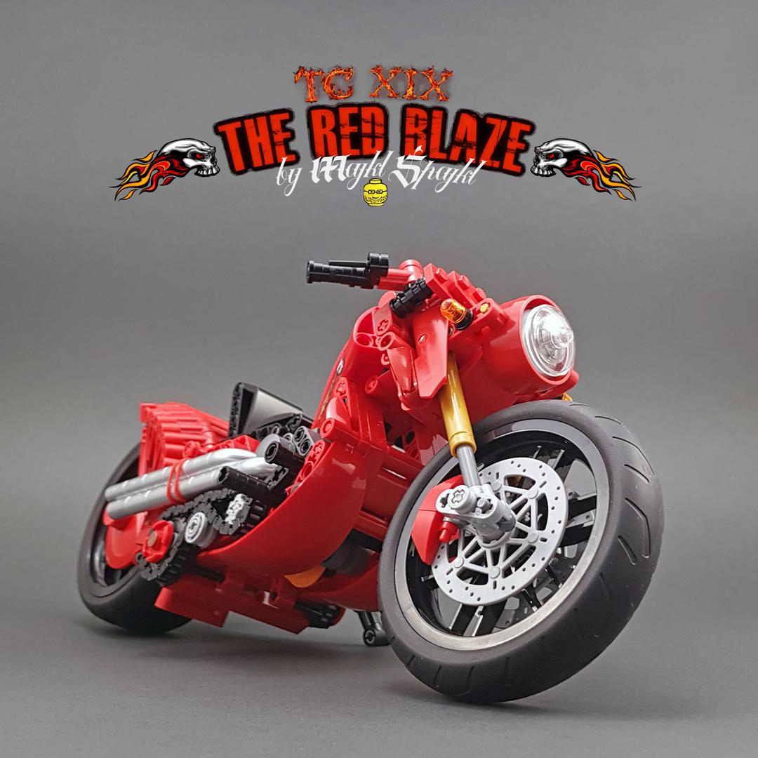 The Red Blaze Motorbike