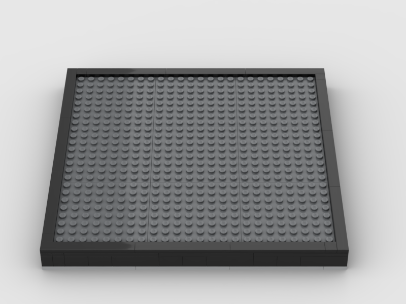 Baseplate 3x3 (24x24 Brick Pins)