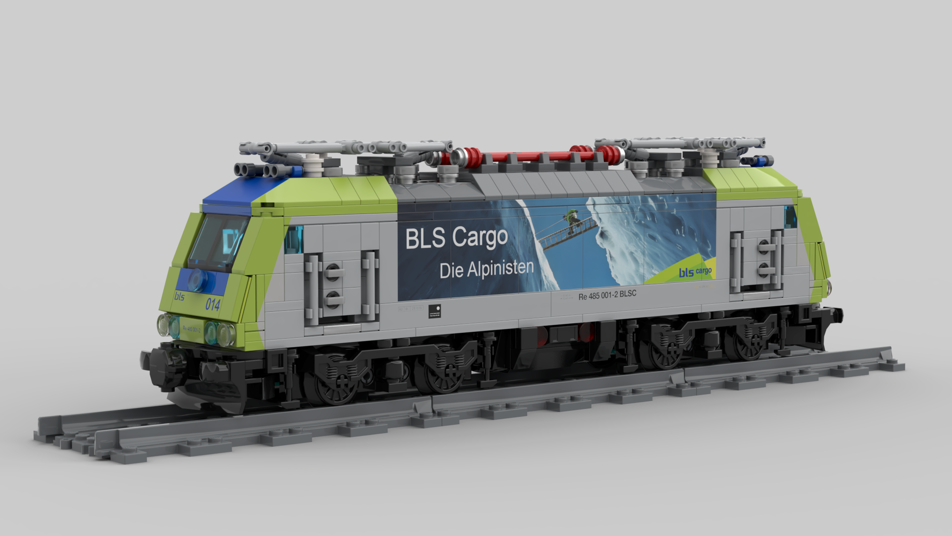 Cargo Electric Locomotive with livery