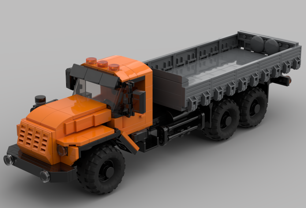 URAL 4320 Sidebed truck 6x6