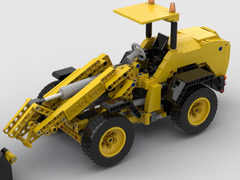Mini wheel loader by Lones