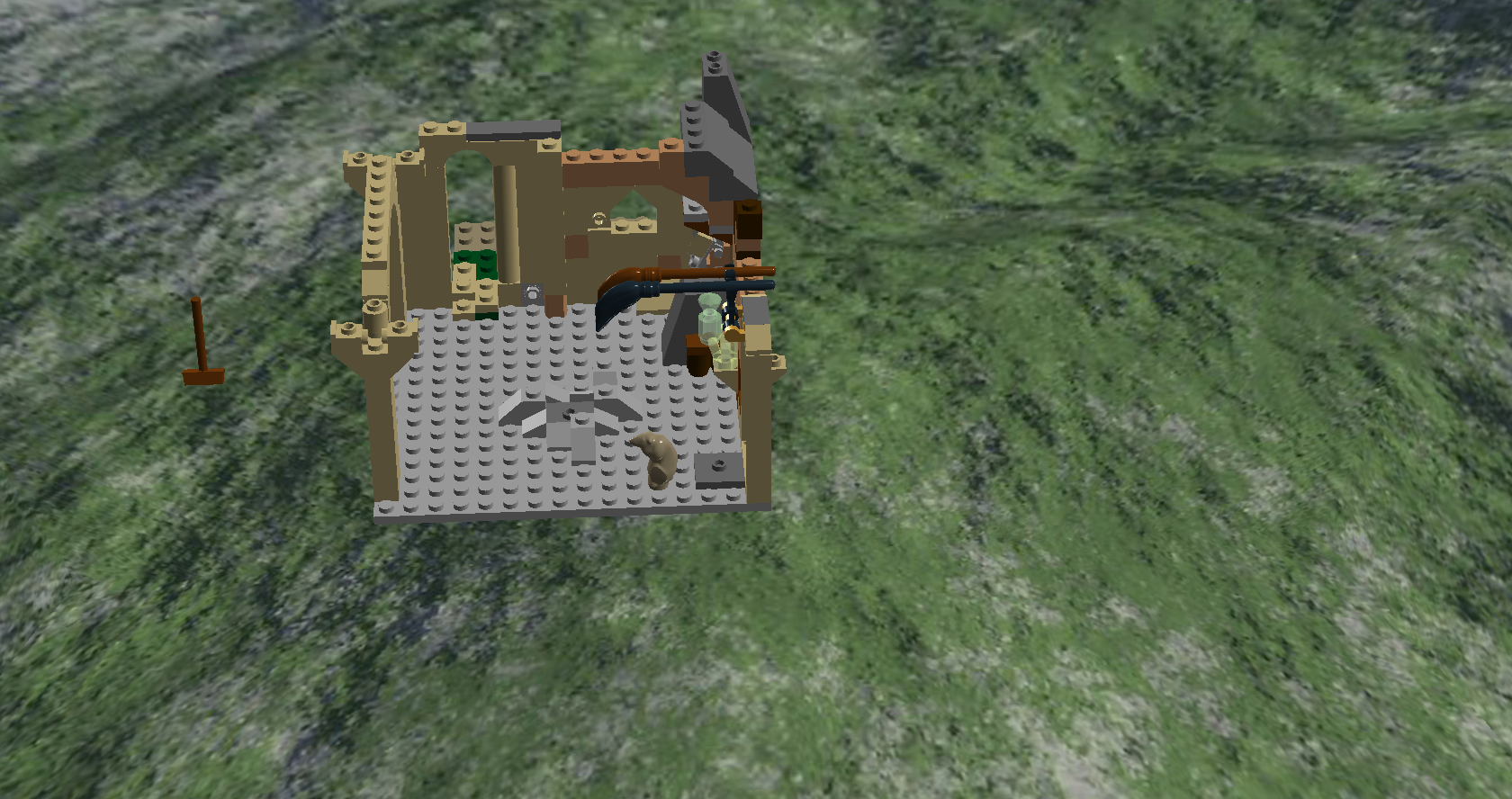 Hogwarts Great Hall Alt Build: The Ruined Castle