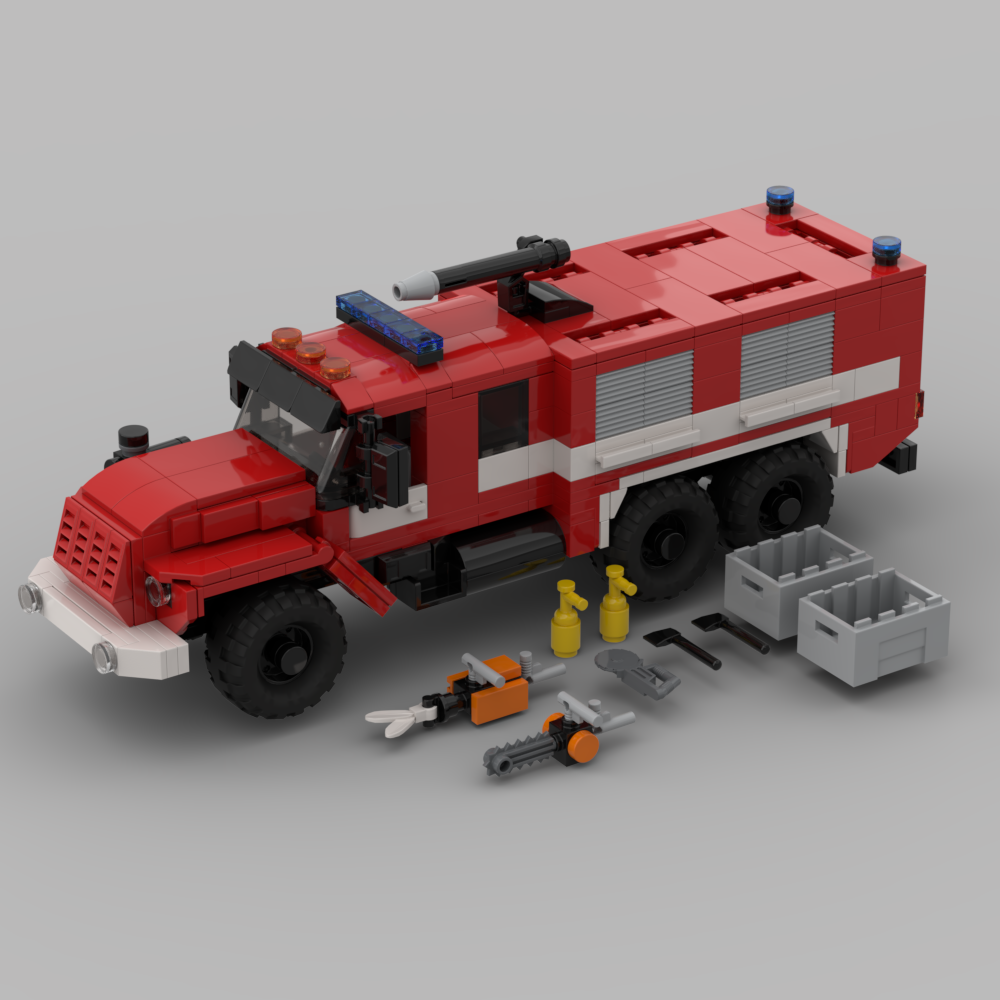 URAL 4320 Fire truck 6x6