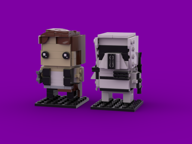 Brickheadz Captain Solo vs Endortrooper